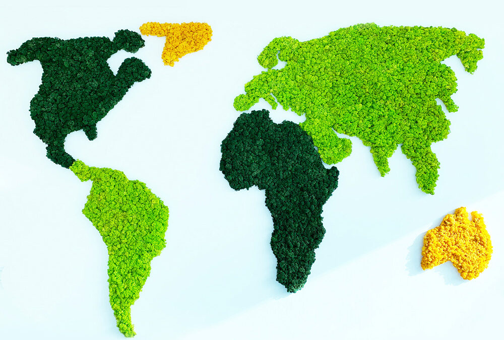 Figure Wall – Map of the World in Private Apartments