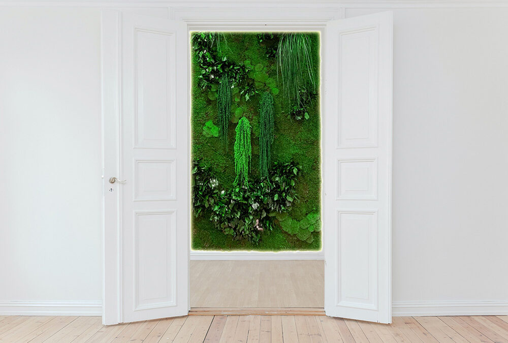 Wall installation integrated in privat residence